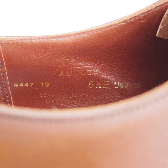 美品★クロケット&ジョーンズ 5.5E【定価￥148,500-★AUDLEY/オードリー】ハンドグレードライン/337ラスト/濃茶/Crockett&Jones★o898