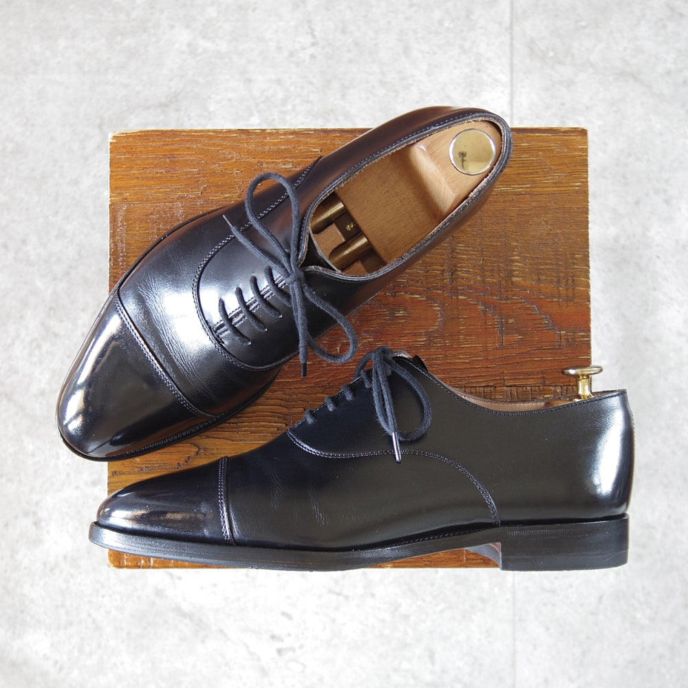 極上★ロイドフットウェア SIZE 7【定価￥57,200-★展開僅か1年の希少なAシリーズ/英国製】ストレートチップ/黒/Lloyd Footwear★n843