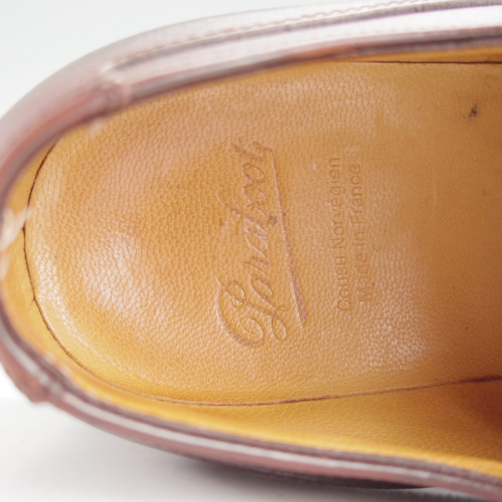 極上★パラブーツ SIZE 8【定価￥96,800-★シャンボード/CHAMBORD】CAFE/カフェ/リスレザー/TEXソール/Uチップ/濃茶/Paraboot★o351