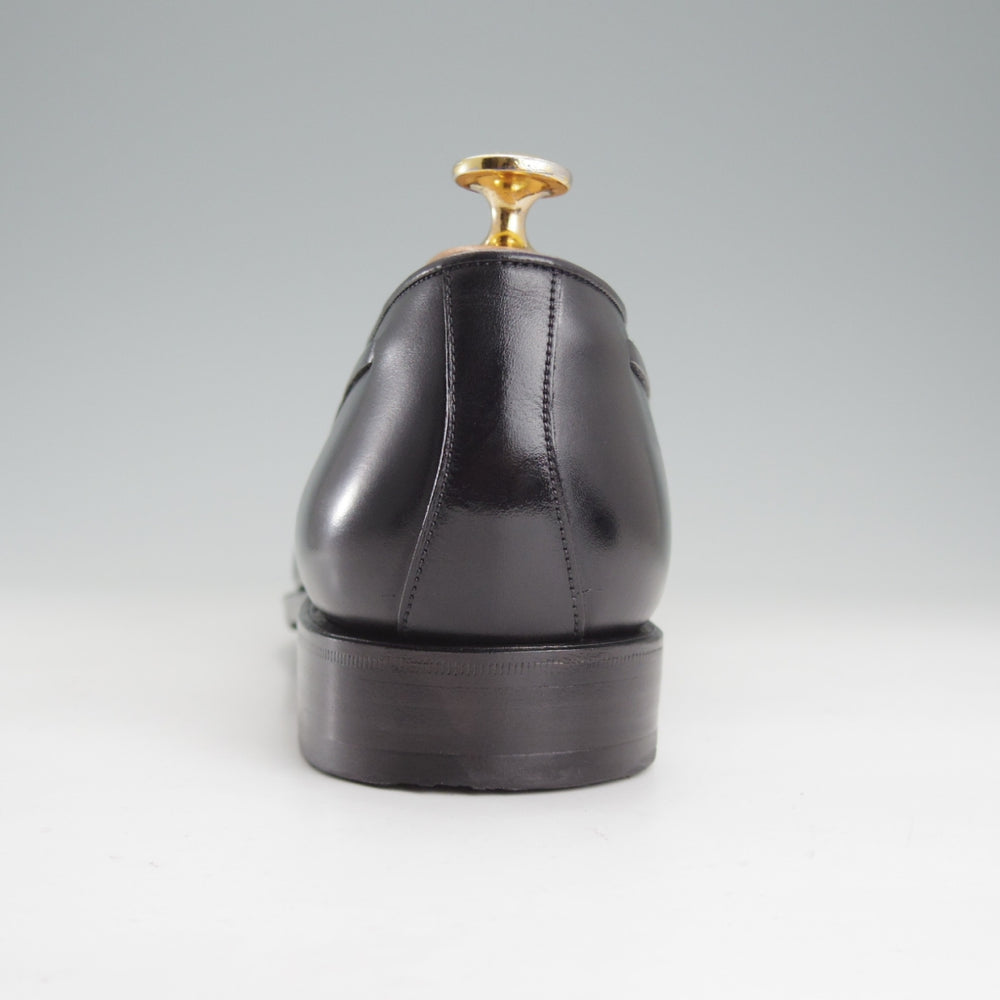 美品★(スペイン製)カルミナ SIZE 9【定価￥94,600-★タッセルローファー/80367】FORESTラスト/ボックスカーフ/黒/メンズ/CARMINA★o353