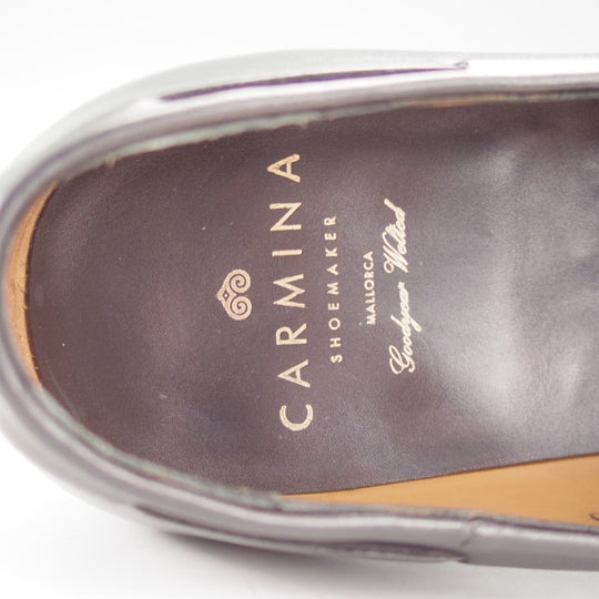 美品★(スペイン製)カルミナ SIZE 9【定価￥94,600-★タッセルローファー/80367】FORESTラスト/ボックスカーフ/黒/メンズ/CARMINA★o353