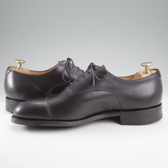 未使用★(英)チーニー 7F【定価￥92,400-★アルフレッド/ALFRED R】125ラスト/ストレートチップ/カーフ/黒/メンズ/CHEANEY★n837