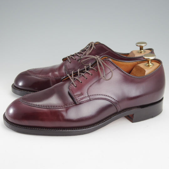 極美品★オールデン 7D【貴重★トゥルーフレアラスト仕様のVチップ/コードバン/(香港)TASSELS別注】63088/赤茶/メンズ/ALDEN★n838