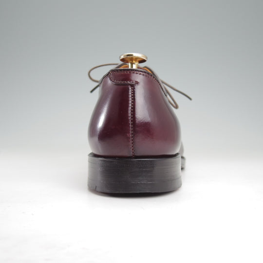 極美品★オールデン 7D【貴重★トゥルーフレアラスト仕様のVチップ/コードバン/(香港)TASSELS別注】63088/赤茶/メンズ/ALDEN★n838