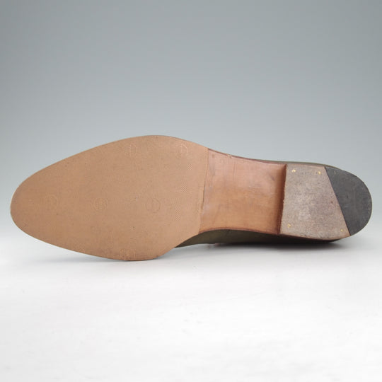 極上★(浅草)hand sewn welted boot maker o.e.(レディース) 25cm程度【ハンドソーンウェルテッド製法★ブーツ】オリーブ/カーフ★o901