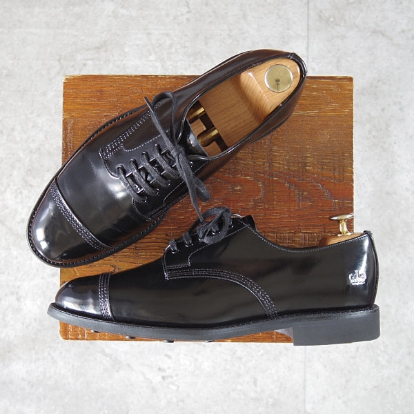 極美品★(英)SANDERS/サンダース SIZE 6.5【定価￥64,900-★ミリタリーコレクション/Military Derby Shoe】ストレートチップ/黒/★n348