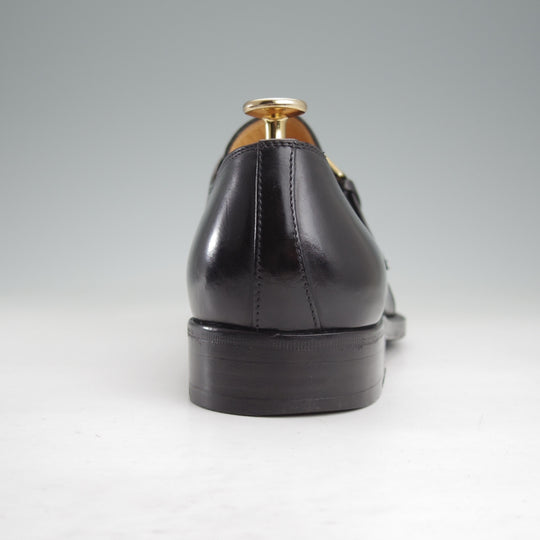 極上★(伊)タニノクリスチー SIZE 7【定価15万円以上★モンクストラップ/黒】カーフ/メンズ/TANINO CRISCI★n840