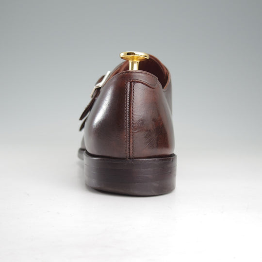 極上★トレーディングポスト SIZE 7【定価￥77,000-★撥水レザー/ダイナイトソール】T606/ダブルモンク/濃茶/ユニオンロイヤル製★p488