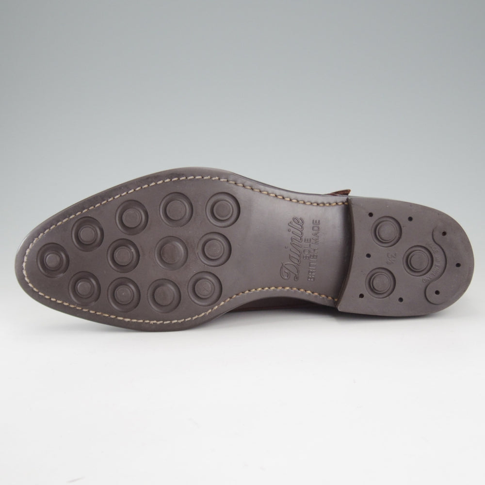 極上★トレーディングポスト SIZE 7【定価￥77,000-★撥水レザー/ダイナイトソール】T606/ダブルモンク/濃茶/ユニオンロイヤル製★p488