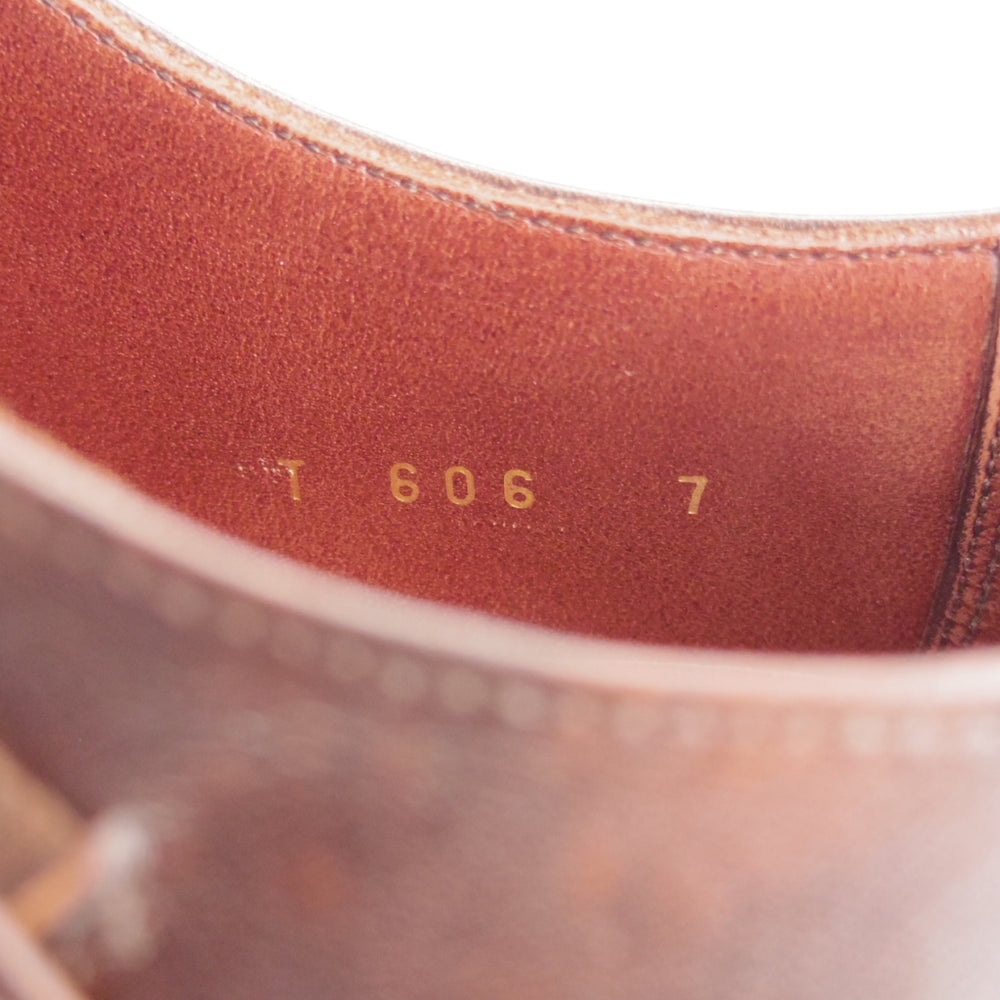 極上★トレーディングポスト SIZE 7【定価￥77,000-★撥水レザー/ダイナイトソール】T606/ダブルモンク/濃茶/ユニオンロイヤル製★p488