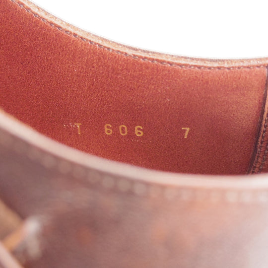極上★トレーディングポスト SIZE 7【定価￥77,000-★撥水レザー/ダイナイトソール】T606/ダブルモンク/濃茶/ユニオンロイヤル製★p488