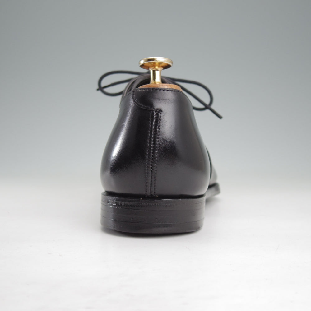 美品★クロケット&ジョーンズ 8.5E【ハンドグレードライン★パンチドキャップトゥ/ALDGATE】カーフ/黒/Crockett&Jones★n841