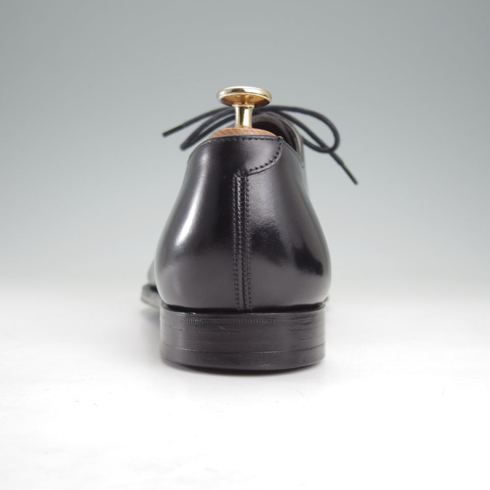 美品★クロケット&ジョーンズ 8.5E【ハンドグレードライン★パンチドキャップトゥ/ALDGATE】カーフ/黒/Crockett&Jones★n841