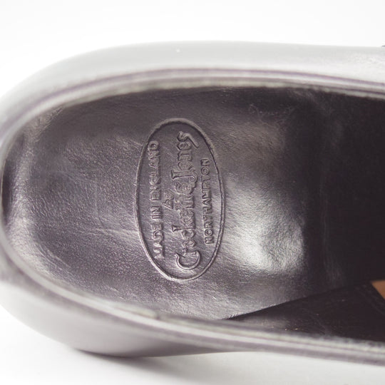 美品★クロケット&ジョーンズ 8.5E【ハンドグレードライン★パンチドキャップトゥ/ALDGATE】カーフ/黒/Crockett&Jones★n841