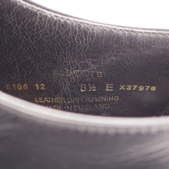 美品★クロケット&ジョーンズ 8.5E【ハンドグレードライン★パンチドキャップトゥ/ALDGATE】カーフ/黒/Crockett&Jones★n841