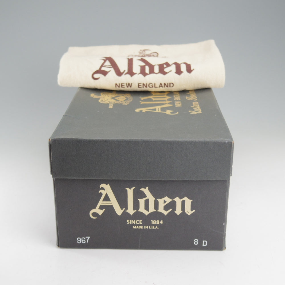 使用数回★オールデン 8D【現行定価17万円以上★フルブローグ/967】アバディーンラスト/カーフ/黒/メンズ/ALDEN★o903
