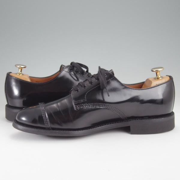 極美品★(英)SANDERS/サンダース SIZE 6.5【定価￥64,900-★ミリタリーコレクション/Military Derby Shoe】ストレートチップ/黒/★n348