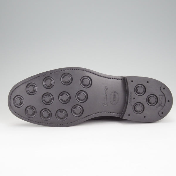 極美品★(英)SANDERS/サンダース SIZE 6.5【定価￥64,900-★ミリタリーコレクション/Military Derby Shoe】ストレートチップ/黒/★n348
