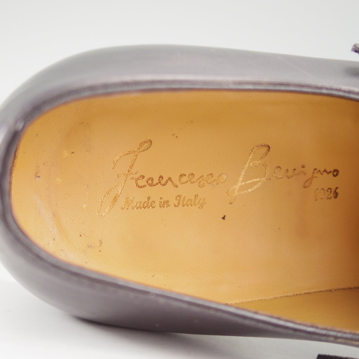フランチェスコ・ベニーニョ モンクストラップ 黒 8.5 中古 ☆o906