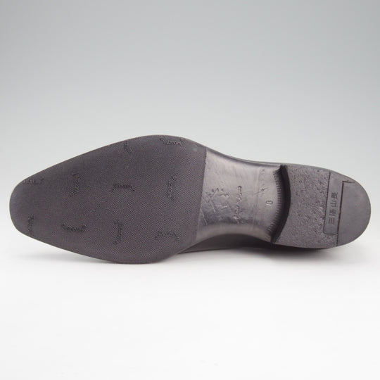 ★三陽山長 SIZE 8【現行定価10万円程度★琴之介/オックスフォードシューズ】R309ラスト/カーフ/黒/メンズ/Sanyo Yamacho★o360