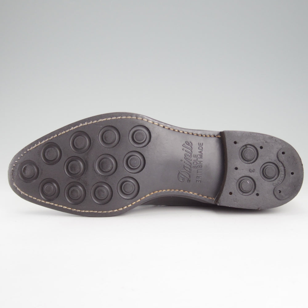 極上★トレーディングポスト SIZE 6.5【定価￥77,000-★撥水レザー仕様/ダイナイトソール】T601/黒/メンズ/ユニオンロイヤル製★o907