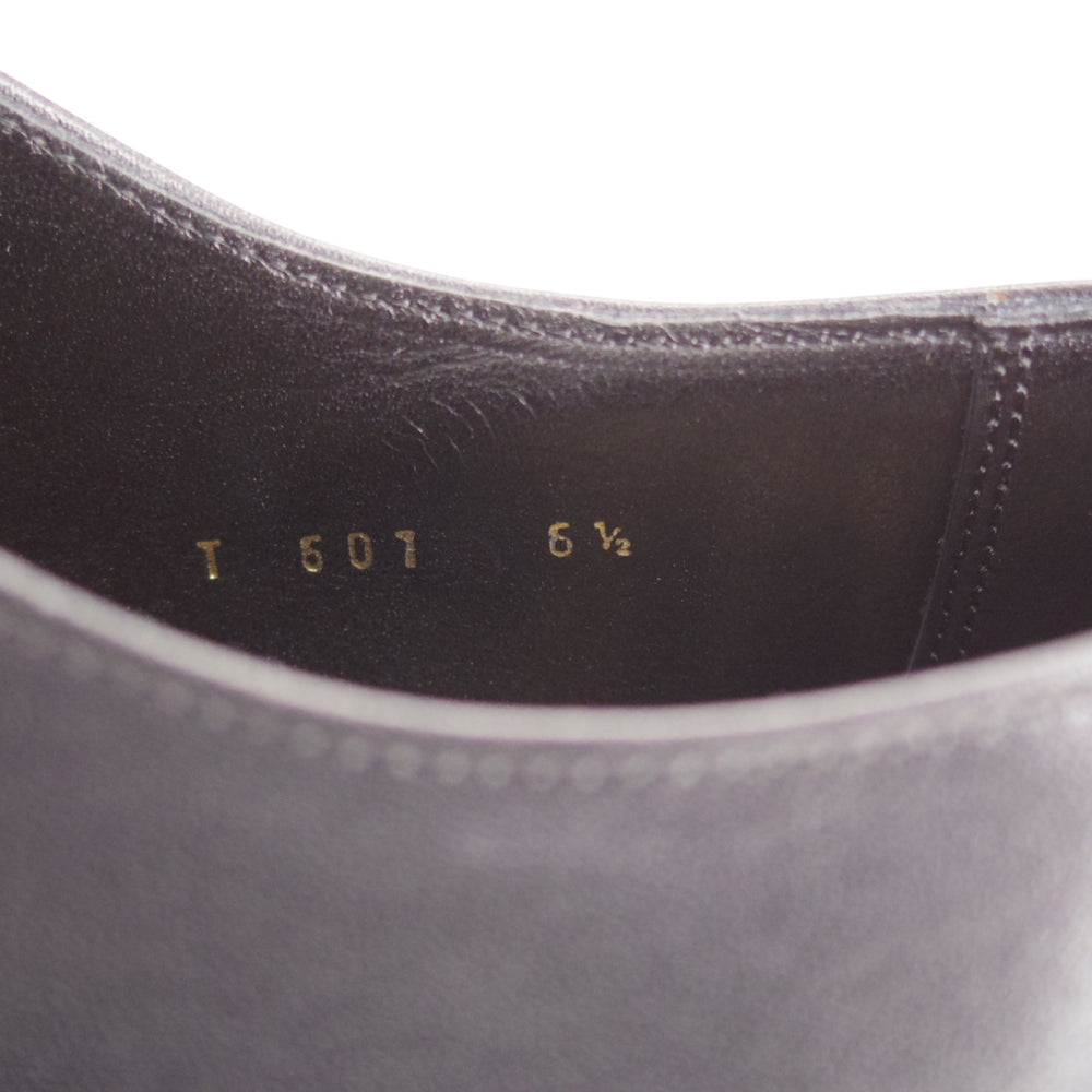 極上★トレーディングポスト SIZE 6.5【定価￥77,000-★撥水レザー仕様/ダイナイトソール】T601/黒/メンズ/ユニオンロイヤル製★o907