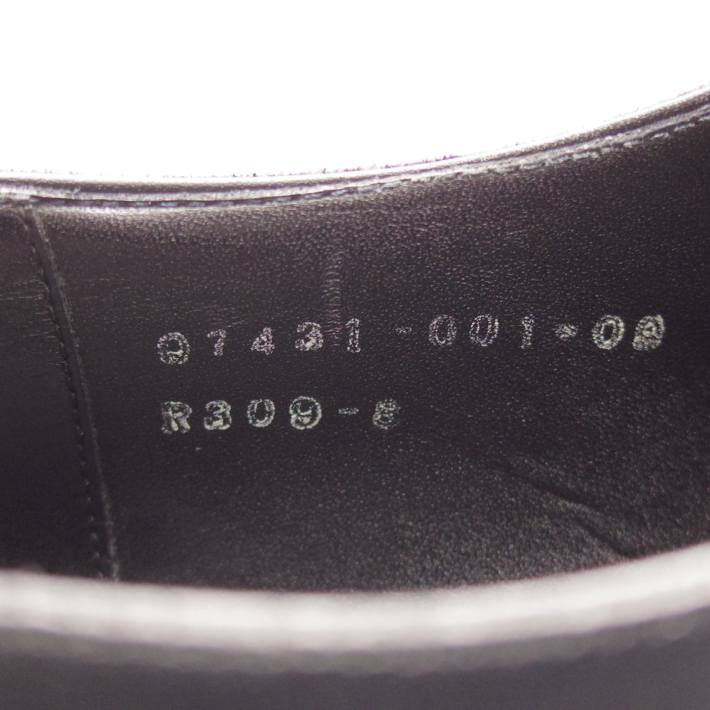 ★三陽山長 SIZE 8【現行定価10万円程度★琴之介/オックスフォードシューズ】R309ラスト/カーフ/黒/メンズ/Sanyo Yamacho★o360