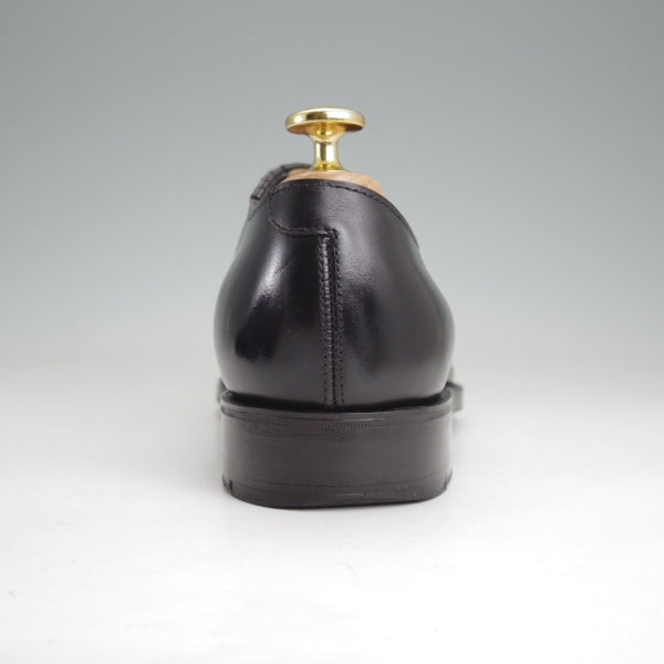 極上★(台東区)ジョーワークス SIZE 5【貴重★(仙台)タマヤフットウェア別注/サイドエラスティック】カーフ/黒/JOE WORKS★n350