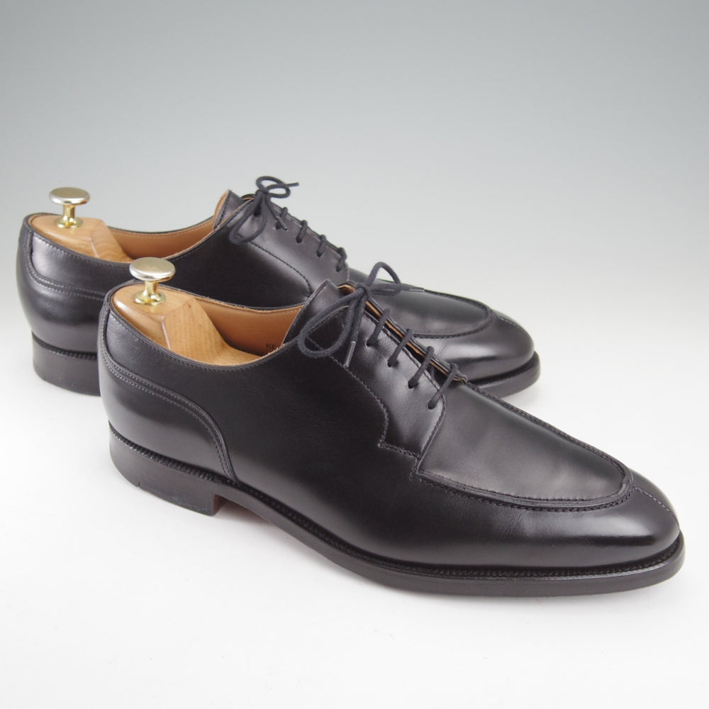 極上★クロケット&ジョーンズ 8.5E【現行定価10万円以上★KENSINGTON/ケンジントン】297ラスト/Uチップ/カーフ/黒/Crockett&Jones★n845