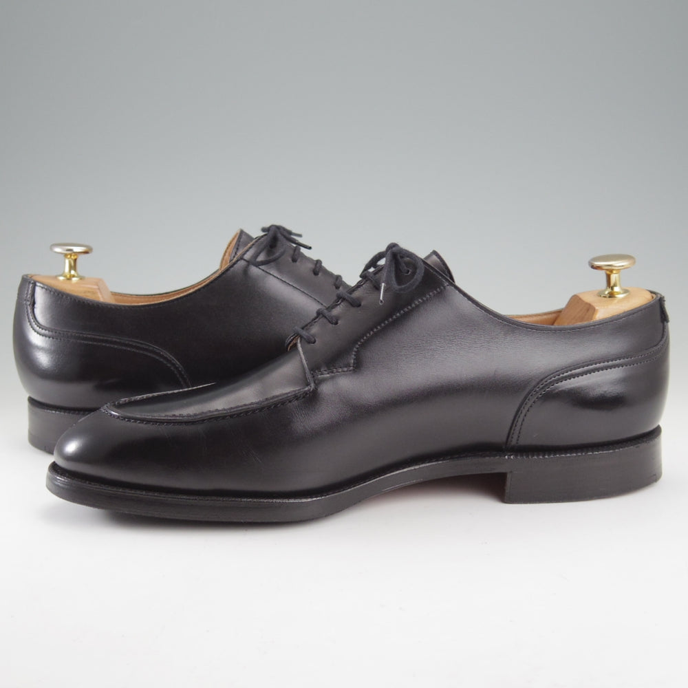極上★クロケット&ジョーンズ 8.5E【現行定価10万円以上★KENSINGTON/ケンジントン】297ラスト/Uチップ/カーフ/黒/Crockett&Jones★n845