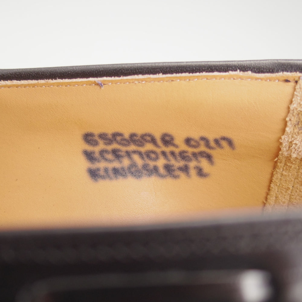 極美品★チャーチ 65G/UK6.5【定価￥203,500-★KINGSLEY 2/キングスレー】69Rラスト/タッセルローファー/黒/メンズ/Church's★p493