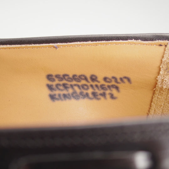 極美品★チャーチ 65G/UK6.5【定価￥203,500-★KINGSLEY 2/キングスレー】69Rラスト/タッセルローファー/黒/メンズ/Church's★p493