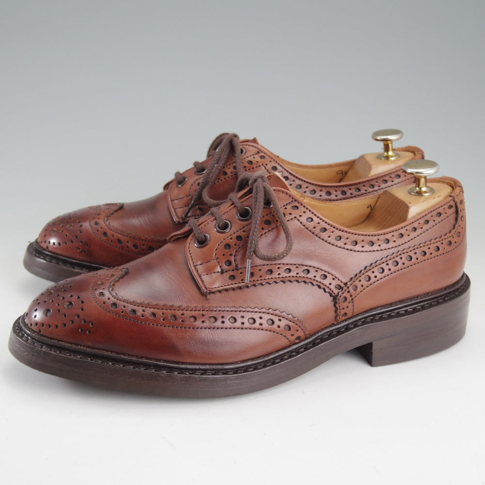 極上★トリッカーズ SIZE 7【定価￥132,000-★ダイナイトソール/BOURTON/バートン】M5633/カントリーシューズ/カーフ/茶/Tricker's★p494