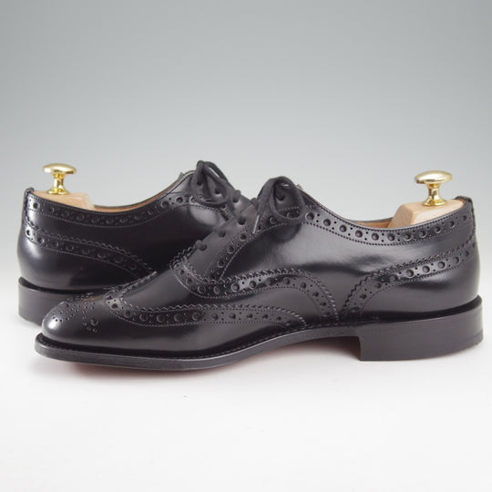 未使用★チャーチ 55F/UK5.5【モデル定価￥181,500-★アンライニング仕様のバーウッド/BURWOOD 2】81ラスト/フルブローグ/黒★n846