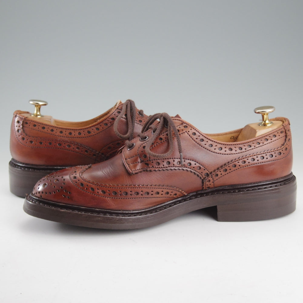 極上★トリッカーズ SIZE 7【定価￥132,000-★ダイナイトソール/BOURTON/バートン】M5633/カントリーシューズ/カーフ/茶/Tricker's★p494
