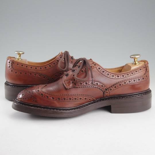 極上★トリッカーズ SIZE 7【定価￥132,000-★ダイナイトソール/BOURTON/バートン】M5633/カントリーシューズ/カーフ/茶/Tricker's★p494