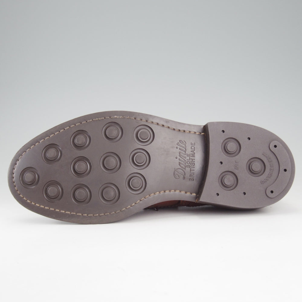 極上★トリッカーズ SIZE 7【定価￥132,000-★ダイナイトソール/BOURTON/バートン】M5633/カントリーシューズ/カーフ/茶/Tricker's★p494