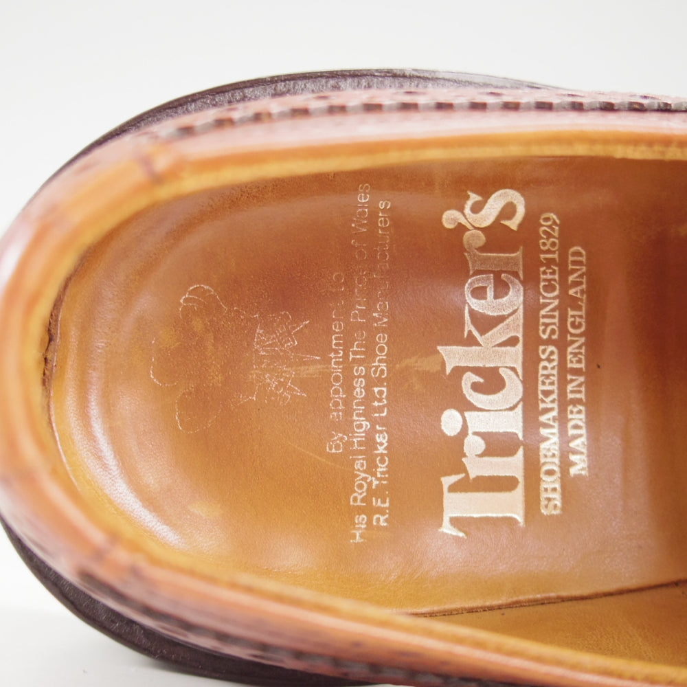 極上★トリッカーズ SIZE 7【定価￥132,000-★ダイナイトソール/BOURTON/バートン】M5633/カントリーシューズ/カーフ/茶/Tricker's★p494