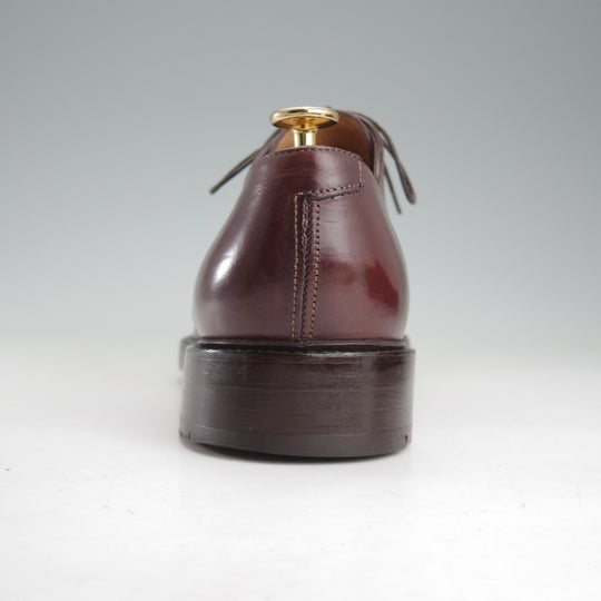 美品★(伊)サントーニ SIZE 6.5【ブラックラピド製法★Uチップ/オイルドレザー】濃茶/メンズ/Santoni★o362