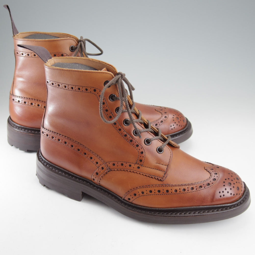 未使用★トリッカーズ SIZE 8.5【定価￥143,000-★リッジウェイソール/MALTON】ジャーナルスタンダード別注/モールトン/ブーツ/茶★n847