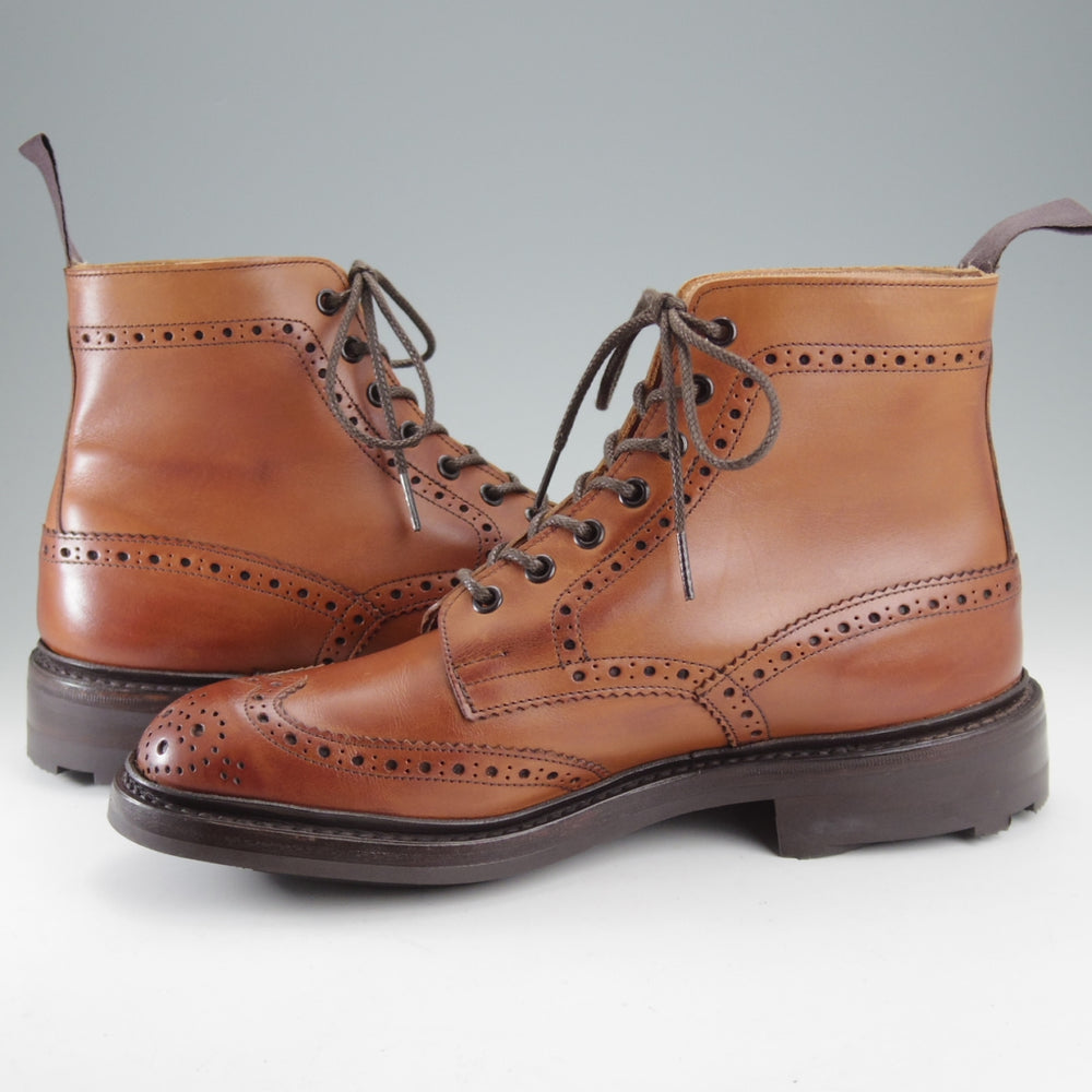 未使用★トリッカーズ SIZE 8.5【定価￥143,000-★リッジウェイソール/MALTON】ジャーナルスタンダード別注/モールトン/ブーツ/茶★n847