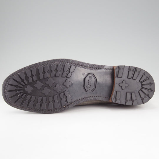 極上★(伊)F.LLIジャコメッティ SIZE 40.5【定価￥145,800-★象革/エレファントレザー/FG353】ダブルモンク/灰/Giacometti★p495