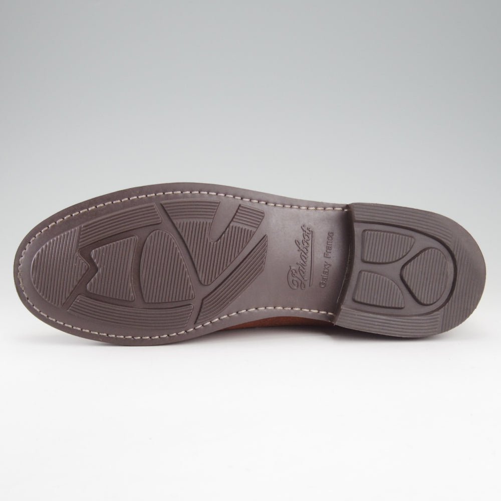 極美品★パラブーツ SIZE 8【現行定価9万円以上★DAX/ダックス】ギャラクシーソール/コインローファー/スエード/茶/Paraboot★o363