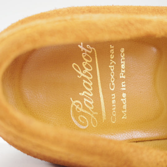 極美品★パラブーツ SIZE 8【現行定価9万円以上★DAX/ダックス】ギャラクシーソール/コインローファー/スエード/茶/Paraboot★o363