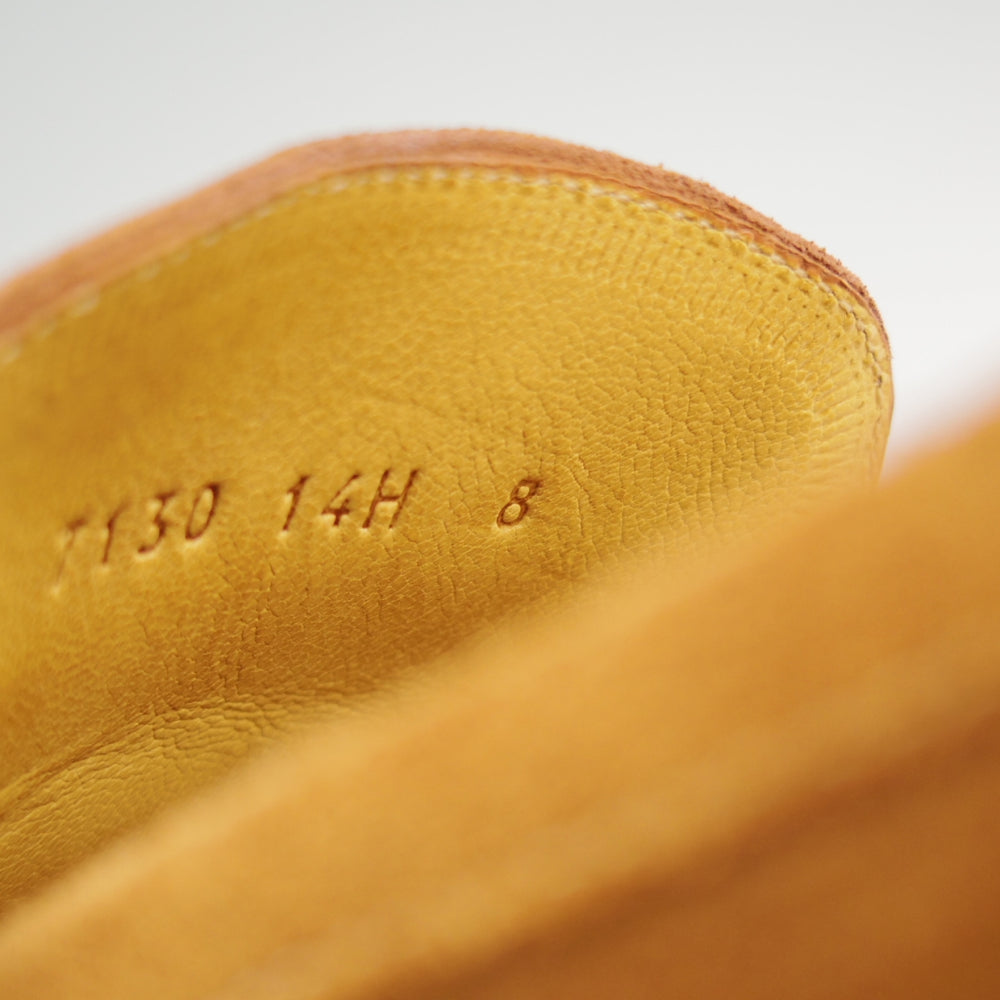 極美品★パラブーツ SIZE 8【現行定価9万円以上★DAX/ダックス】ギャラクシーソール/コインローファー/スエード/茶/Paraboot★o363