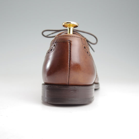 極上★クロケット&ジョーンズ 8E【定価￥121,000-★COVENTRY/セミブローグ】コベントリー/341ラスト/カーフ/濃茶/Crockett&Jones★o364