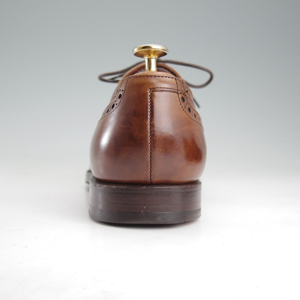 極上★クロケット&ジョーンズ 8E【定価￥121,000-★COVENTRY/セミブローグ】コベントリー/341ラスト/カーフ/濃茶/Crockett&Jones★o364