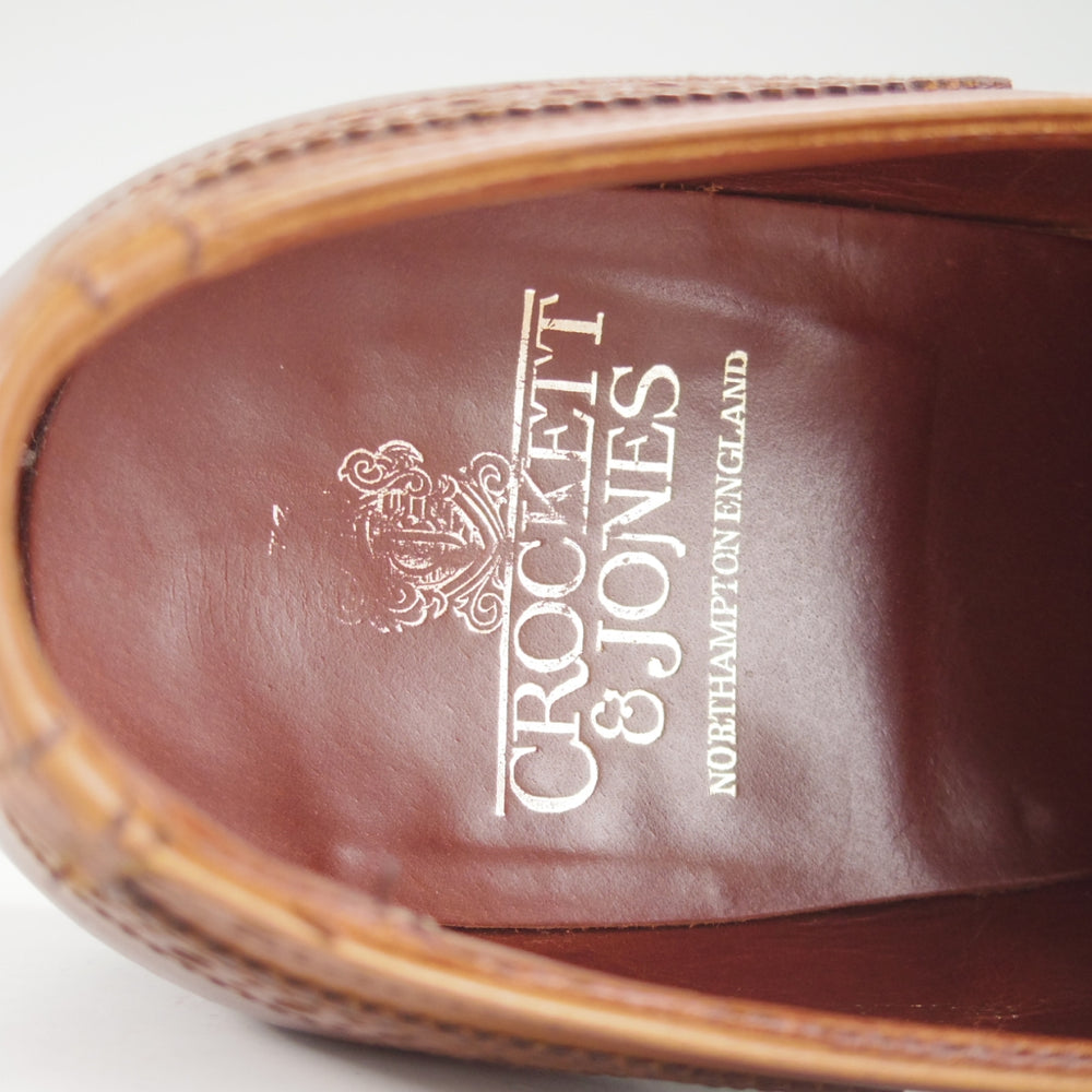 極上★クロケット&ジョーンズ 8E【定価￥121,000-★COVENTRY/セミブローグ】コベントリー/341ラスト/カーフ/濃茶/Crockett&Jones★o364