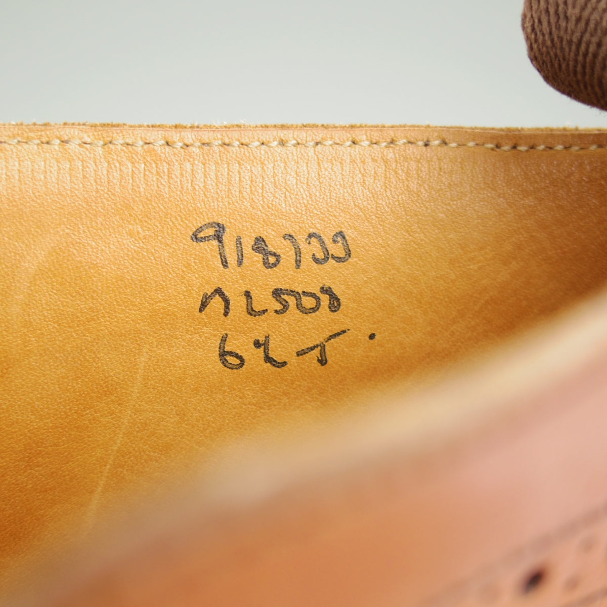 トリッカーズ モールトン カントリーブーツ 茶 メンズ 6.5 革靴 中古