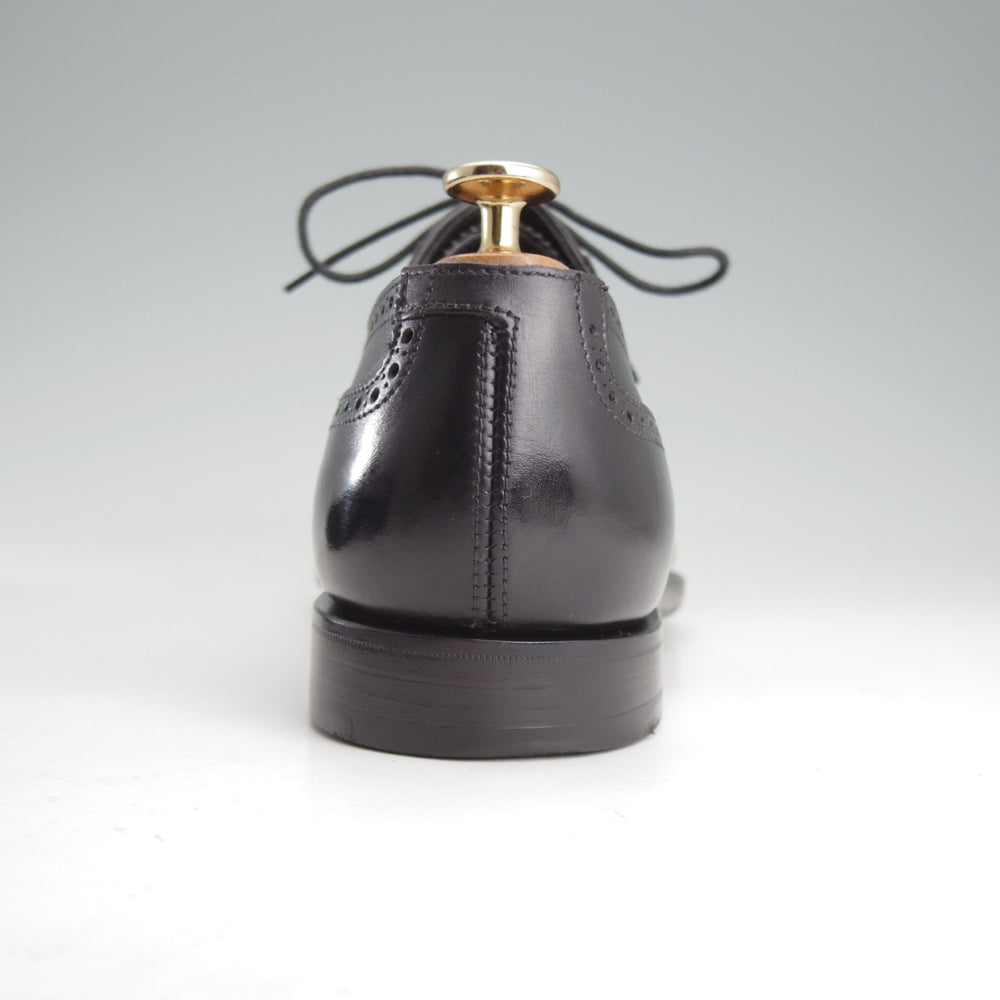 極美品★クロケット&ジョーンズ 6D【ハンドグレードライン★ALBANY/337ラスト】クォーターブローグ/カーフ/黒/Crockett&Jones★o365